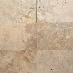 YA Beige Tumbled Travertine Paver