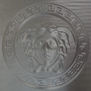 Versace Silver 3d Medusa Decor Tile